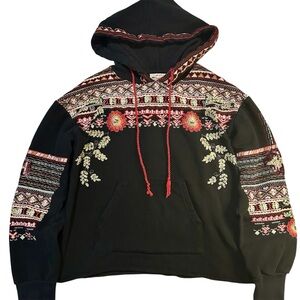For The Republic Embellished Hoodie